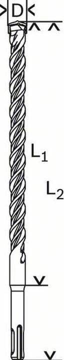 Produktbild Bosch Professional Zubehör Hammerbohrer SDS plus-5, 8 x 50 x 115 mm (8 mm)