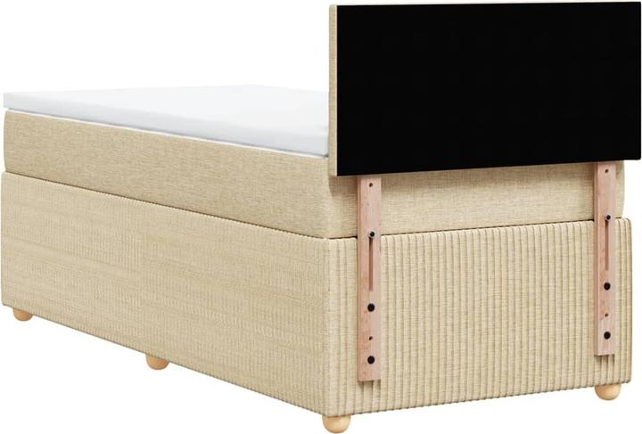 Produktbild VidaXL Bo x springbett mit Matratze 90 x 190 cm Stoff (90 x 190 cm, 90 x 190 cm)