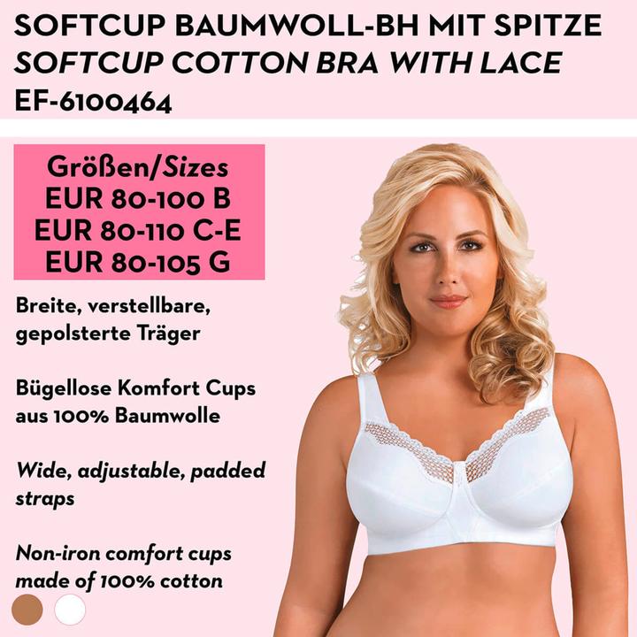 Image du produit Bestform Baumwoll-Soft-BH ohne Bügel (90 C)