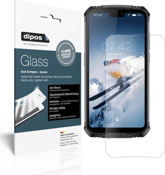 Dipos Pellicola Protettiva Antiriflesso Per Ulefone Note 7 (2 Pezzi) – Opaca, Anti-Impronta, Taglio Laser, Made In Germany