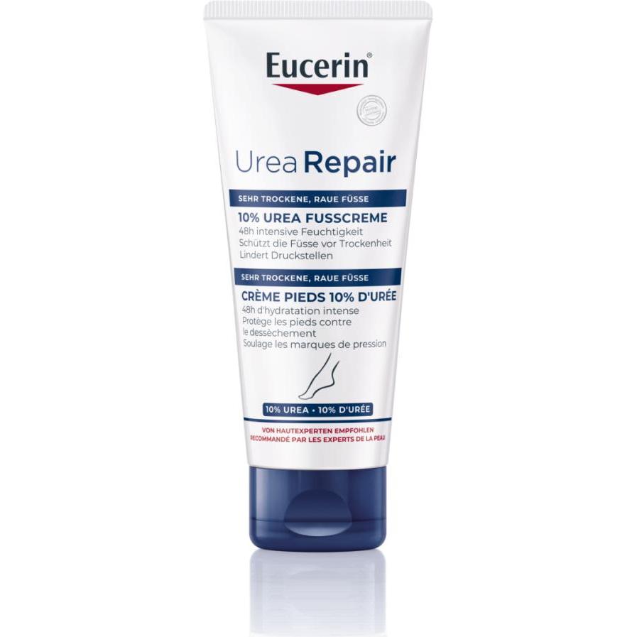 Eucerin, Fusspflegemittel, Urea Repair 10% Urea Fusscreme (Fusscrème & Fussgel, 100 ml)