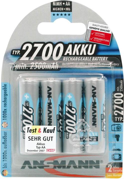 Ansmann Premium (4 pcs., AA, 2700 mAh)