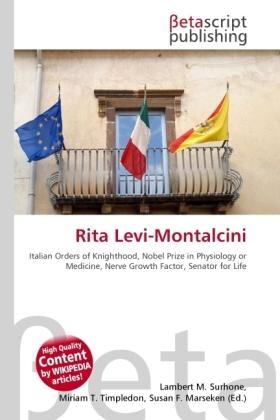 Produktbild Rita Levi-Montalcini (Englisch, Lambert M. Surhone, Miriam T. Timpledon, Susan F. Marseken, 2010)