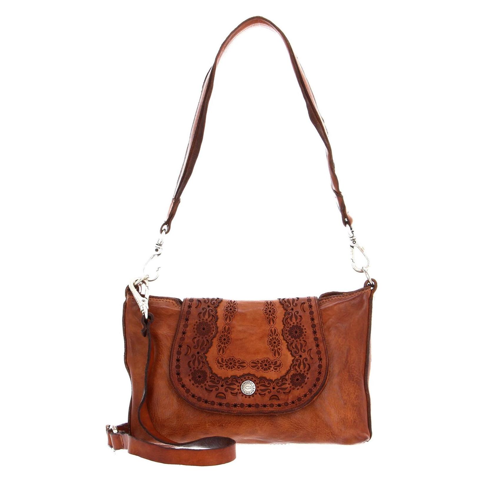 Campomaggi, Damen, Handtasche, Shoulder Bag, Braun