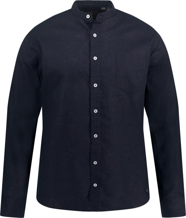 Produktbild JP1880 Hemd, Langarm, Leinenmix, Stehkragen, Modern Fit (7XL)