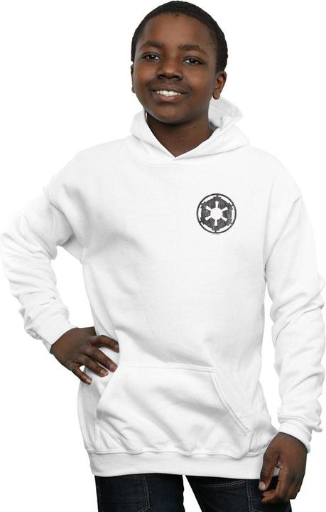 Image du produit Star Wars - Sweat à capuche THE MANDALORIAN GALACTIC EMPIRE INSIGNIA BREAST PRINT - Garçon (128)