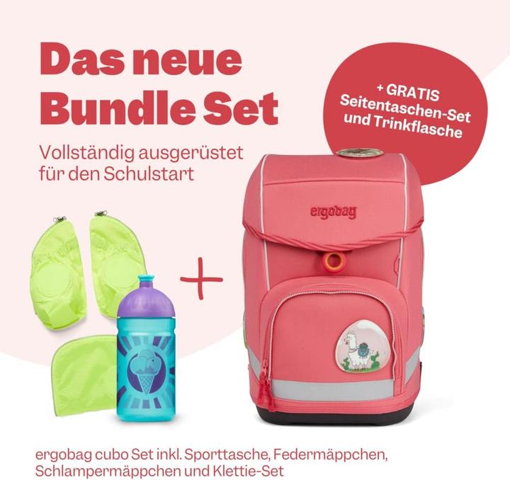 Immagine prodotto Ergobag 7-teiliges Cubo Schulrucksack-Set mit Zubehör (19 l)