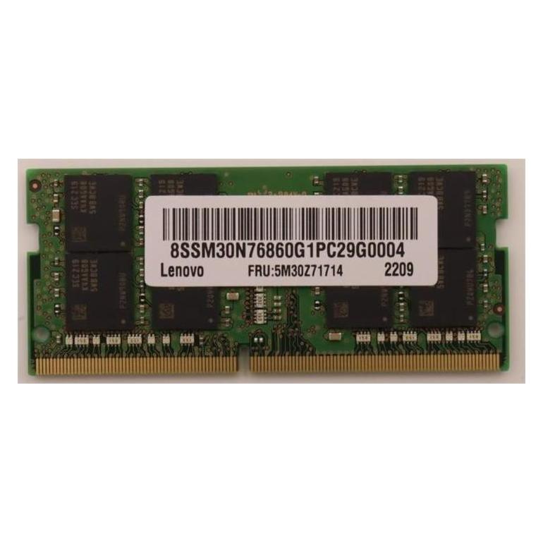 Lenovo MEMORY SODIMM,32GB (1 x 32GB, 3200 MHz, DDR4-RAM, SO-DIMM), RAM, Schwarz