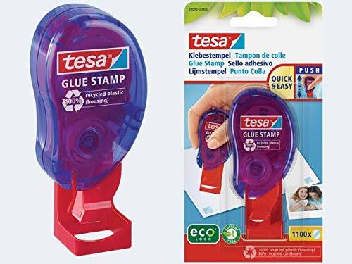Immagine prodotto tesa Timbro adesivo ecoLogo, pad biadesivo per incollare rapidamente carta, cartone e foto