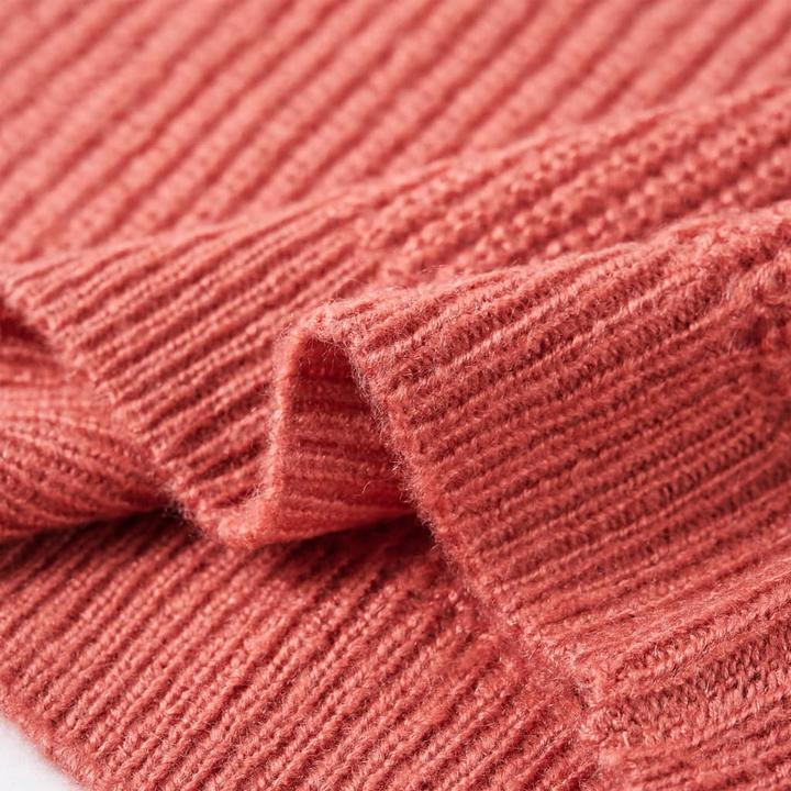 Produktbild VidaXL Kinderpullover Gestrickt Mittelrosa 128,Material: 67 (128)