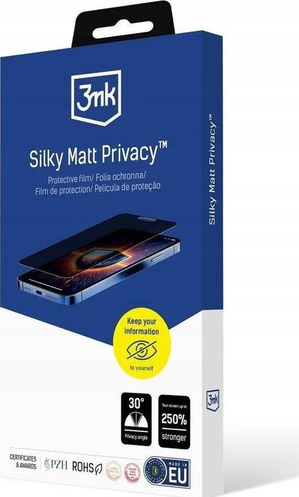 Immagine prodotto 3MK Privacy Sam S25 Ultra Folia opaca e setosa prywatyzująca (1 pz., Samsung Galaxy S25 Ultra)