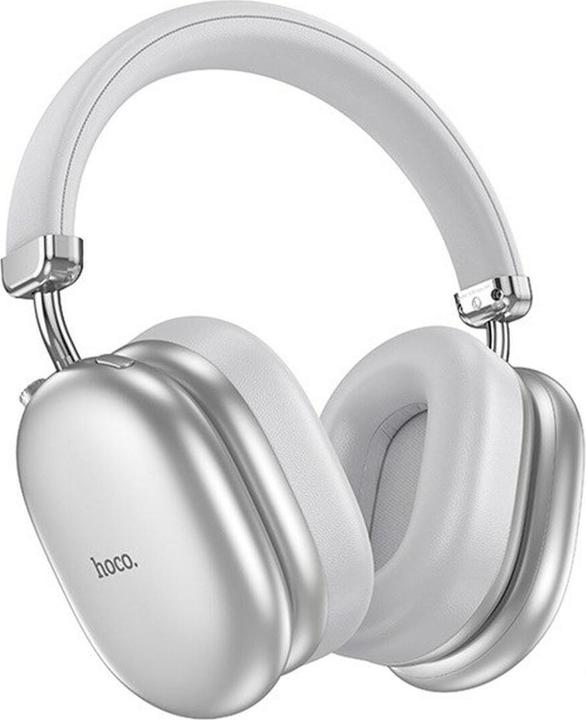 Produktbild Hoco W35 Max Auspicious Headset ANC In-Ear Wireless Bluetooth Silber (ANC, 90 h, Kabellos)
