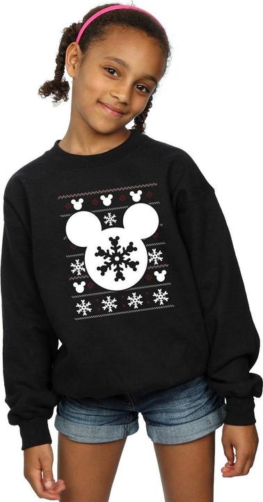 Immagine prodotto Disney Mickey Mouse Christmas Silhouette Snowflakes Felpa Ragazze (116)