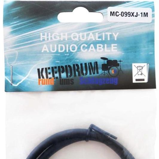Thumbnail - keepdrum MC-099XJ 1m Verlängerungskabel 3,5mm (1 m), Audio Kabel