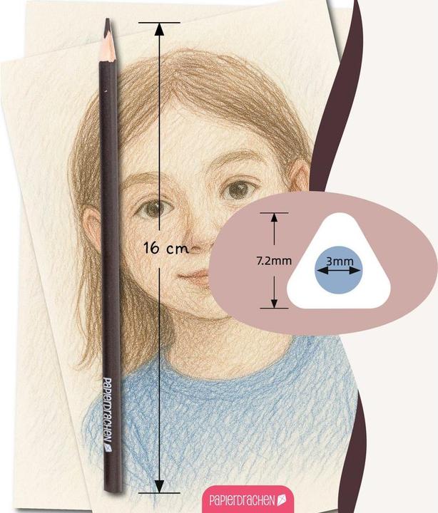 Actual product image Papierdrachen Coloured pencils in skin tones (12 x)