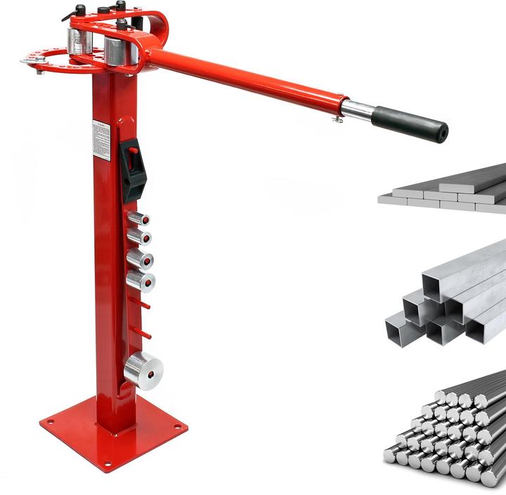 Actual product image Wiltec Bending machine with foot Bending machine round square flat construction steel round bending