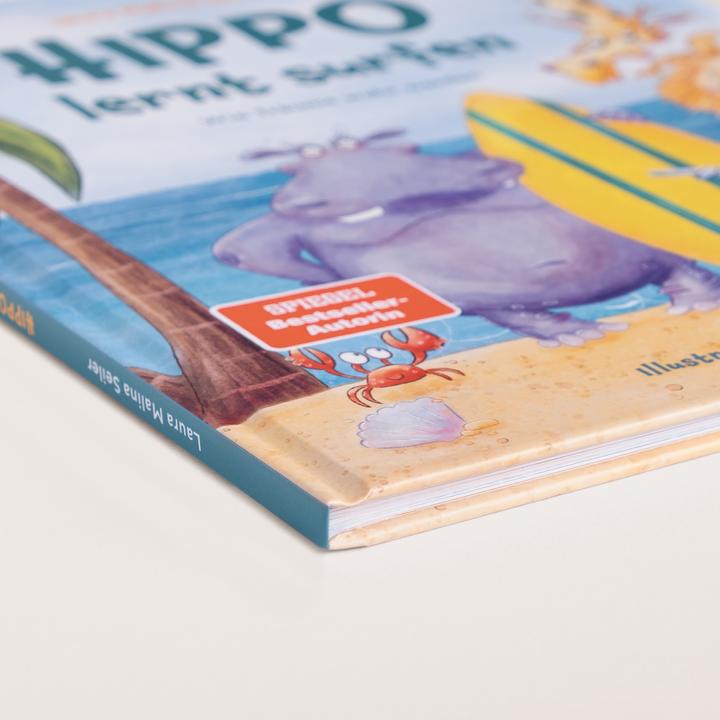 Actual product image Hippo lernt surfen (German, Laura Malina Seiler, 2025)