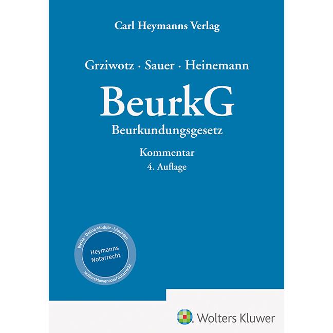 Thumbnail - BeurkG - Beurkundungsgesetz, Schulbücher von Herbert Grziwotz, Jörn Heinemann, Konstantin Sauer