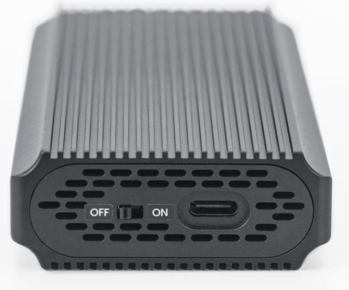 Produktbild Digitus USB M.2 Festplattengehäuse, SDD, extern, NVMe, 40Gbps, USB 4.0, Aluminium, toolfree (M.2 2230, M.2 2242, M.2 2260, M.2 2280)