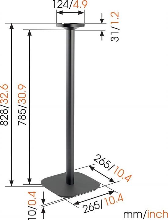 Image du produit Vogels Son 4301B (1 pièce, Support, Non mobile)
