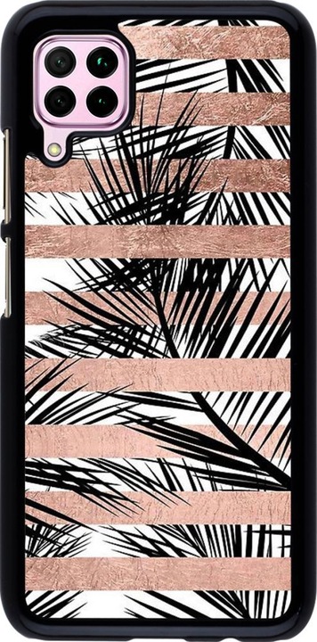 Produktbild PhoneLook Hülle Palm trees gold stripes (Huawei P40 Lite)