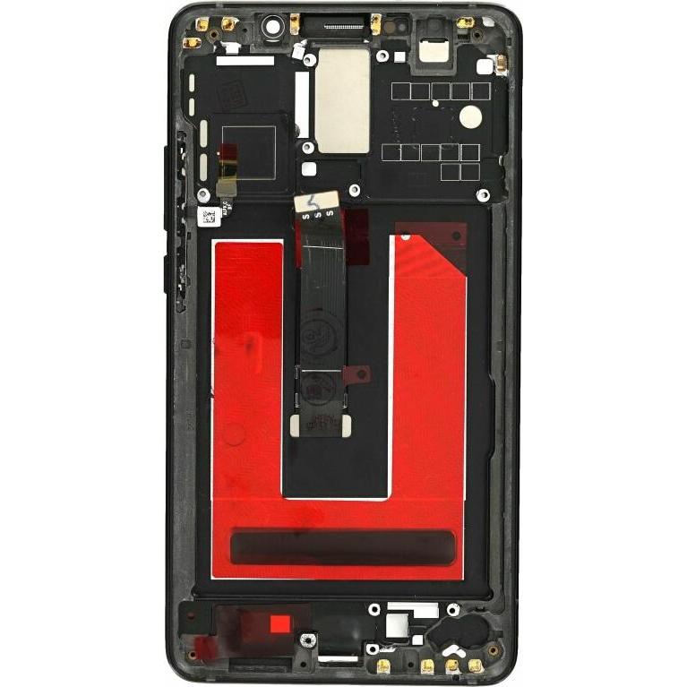 Thumbnail - OEM Display-Einheit + Rahmen für Huawei Mate 10 schwarz, ohne Logo (Display, Huawei Mate 10), Mobilgerät Ersatzteile, Sc...