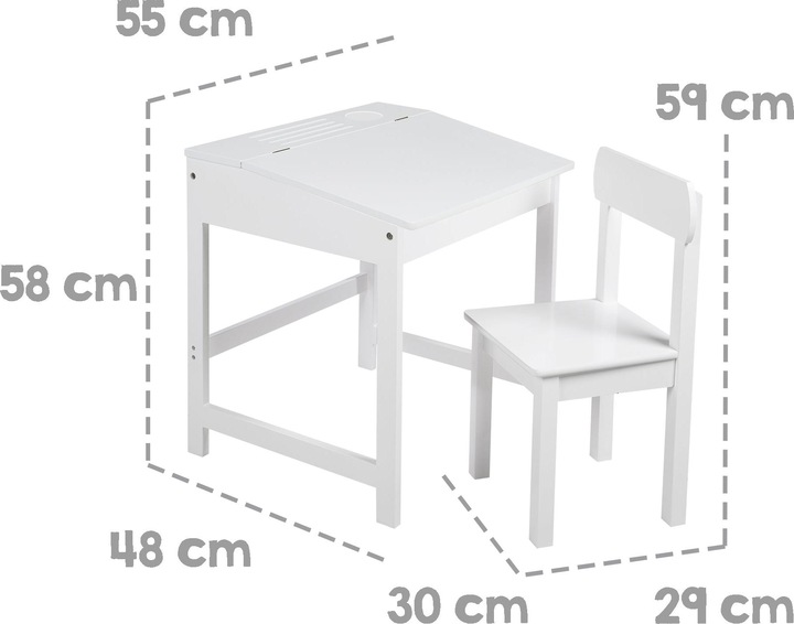 Immagine prodotto Roba Banco di scuola con sedia (Tavolo per bambini)