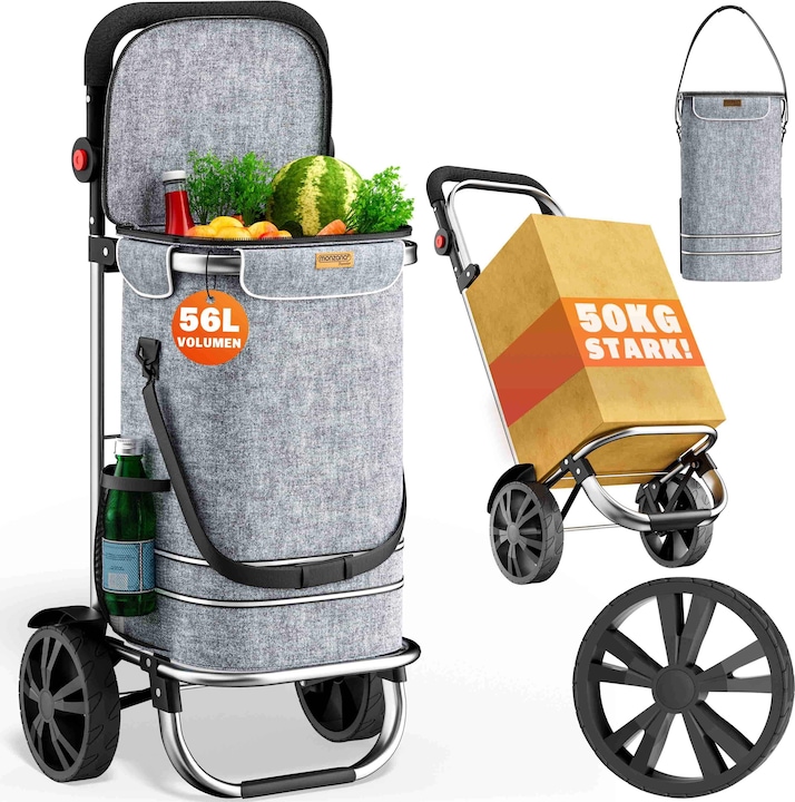 Monzana 2in1 Einkaufstrolley