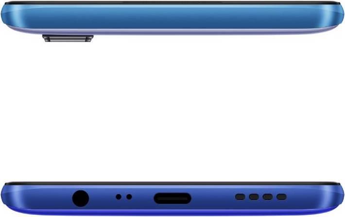 Actual product image realme 6 (4GB) (64 GB, Comet Blue, 6.50", Dual SIM + SD, 4G)