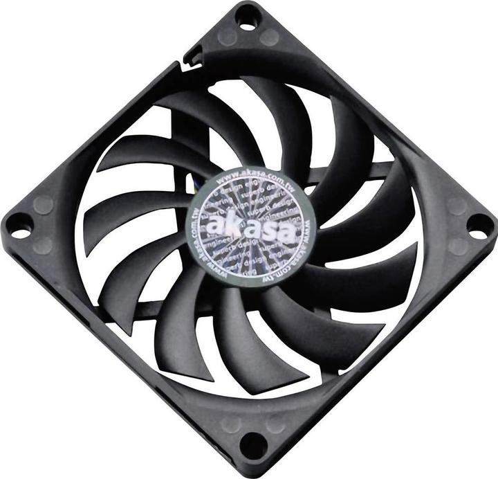 Immagine prodotto Akasa AK-FN076 Ventilatore PWM Slimline (80 mm, 1 x)