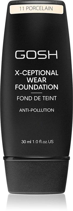 Produktbild Gosh X-CEPTIONAL WEAR FOUNDATION long lasting makeup #11-porcelai (11)
