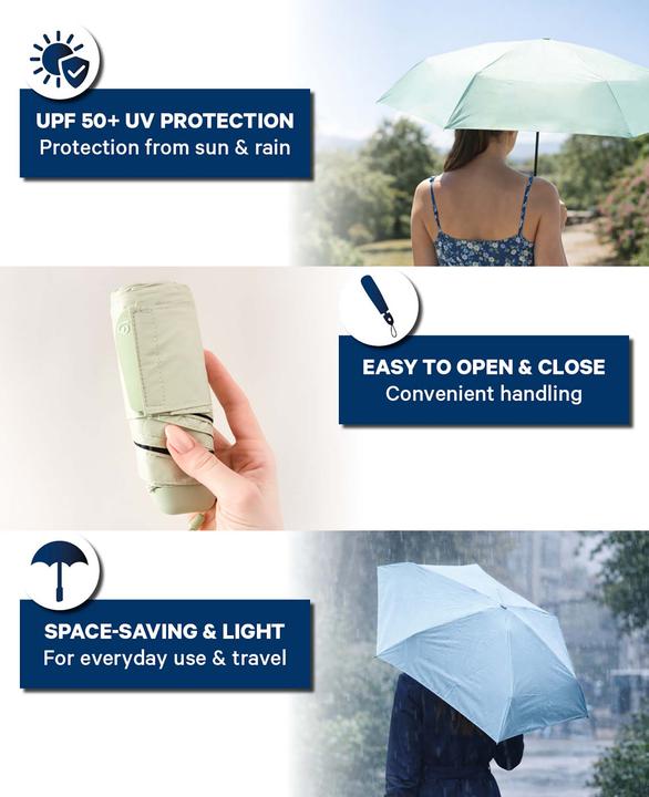 Immagine prodotto Esmée Regenschirm Mini, UVP+50, pastell