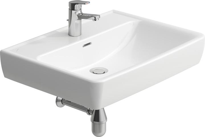 Produktbild Laufen Waschtisch PRO A m Überlauf ohne Hahnloch 650x480mm weiss (480 mm, 650 mm)