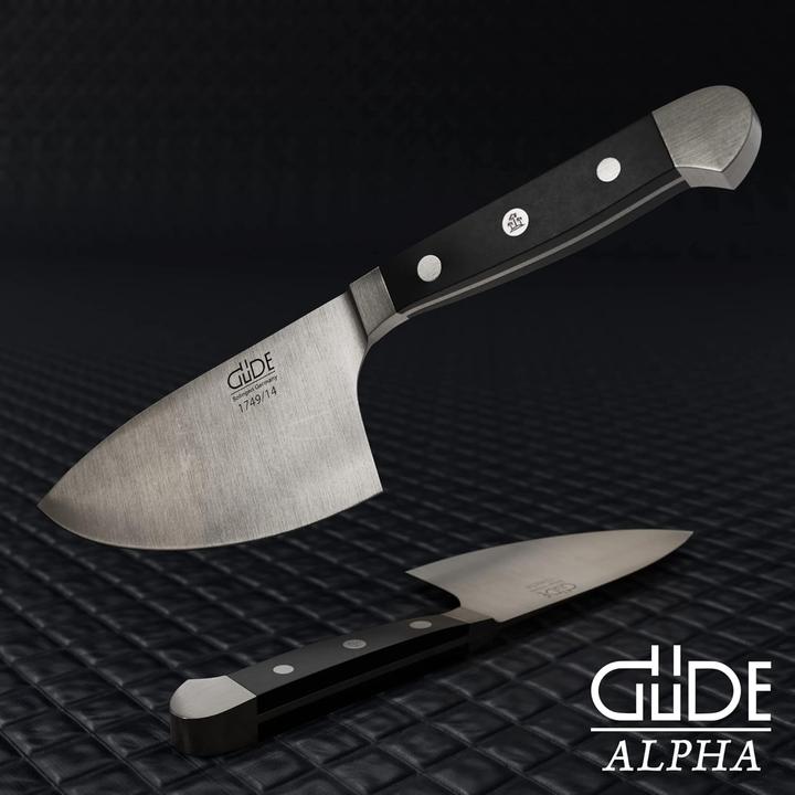 Actual product image Gude Alpha kruidenmes haai 14 cm messenstaal zwart (14 cm)