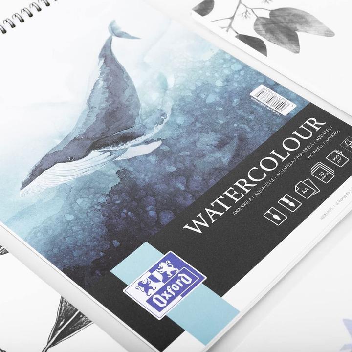 Produktbild Oxford Aquarellblock (A4, Blanko, Weicher Einband)