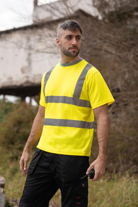 Actual product image Korntex Hi-Vis Poly T-Shirt (M)