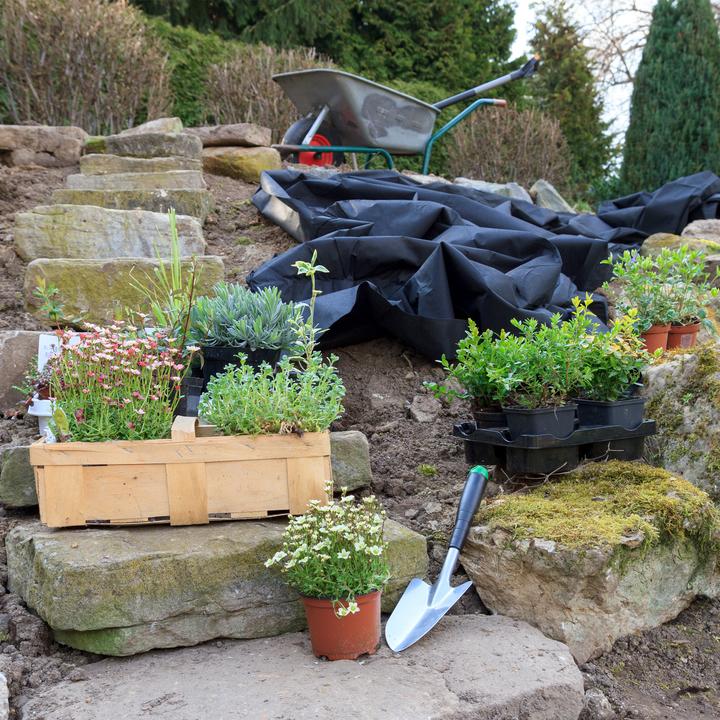 Actual product image Relaxdays Weed Barrier Carpet 5 m, 50g/m²