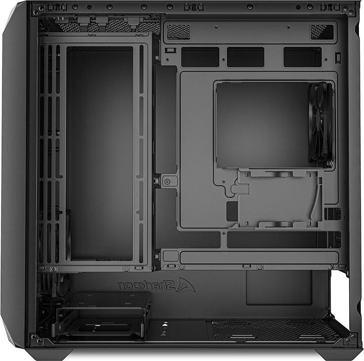 Actual product image Sharkoon MK3 Black mATX (black) (mATX, Mini-ITX)