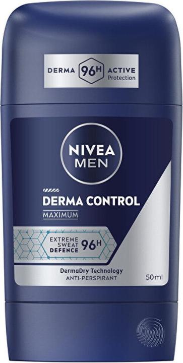 Produktbild NIVEA Men Derma Dry Control Antiperspirant Stick 50ml (Stick)