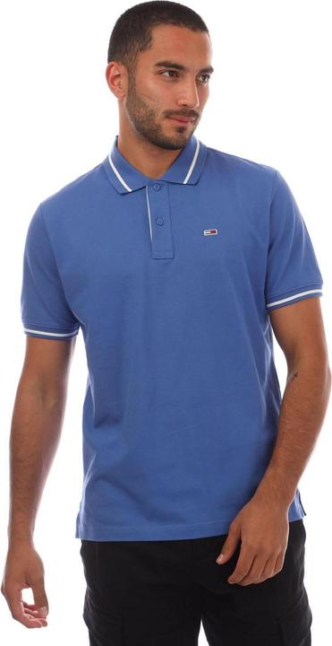 Produktbild Tommy Jeans Poloshirt Mit kontrastfarbenen Streifen Regulär (L)
