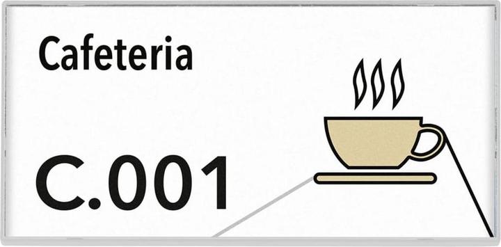 Actual product image Moedel KAIRO Easy door label