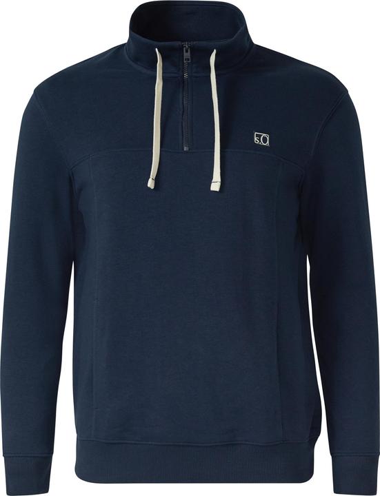 Produktbild s.Oliver Sweatshirt Sweatshirt mit Eingrifftaschen und Label-Patch (3XL)