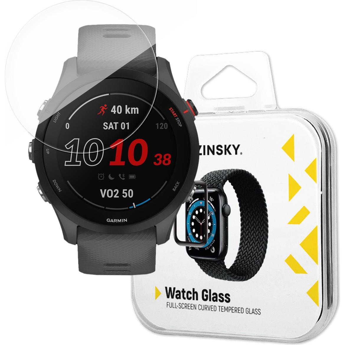 Wozinsky Watch Glass vetro ibrido per Garmin Forerunner 255, Accessori per smartwatch, Trasparente