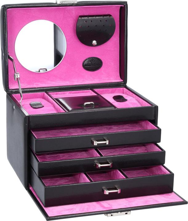 Produktbild Windrose Schmuckkästchen Merino 9 - Schwarz