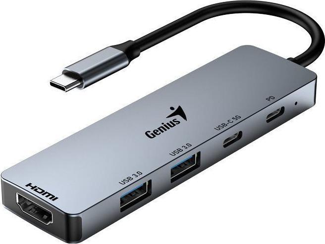 Genius Hub USB-C UH-500 (USB-C, 5 ports)