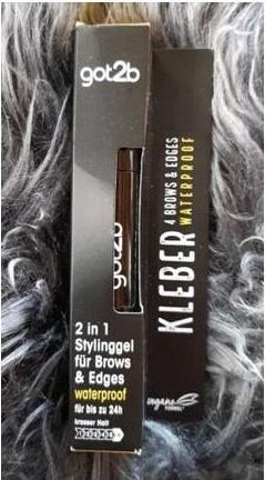 Immagine prodotto Schwarzkopf Got2b Glue 4 Brows & Edges Waterproof Styling Gel 16ml per sopracciglia e capelli (Gel per capelli, 16 ml)