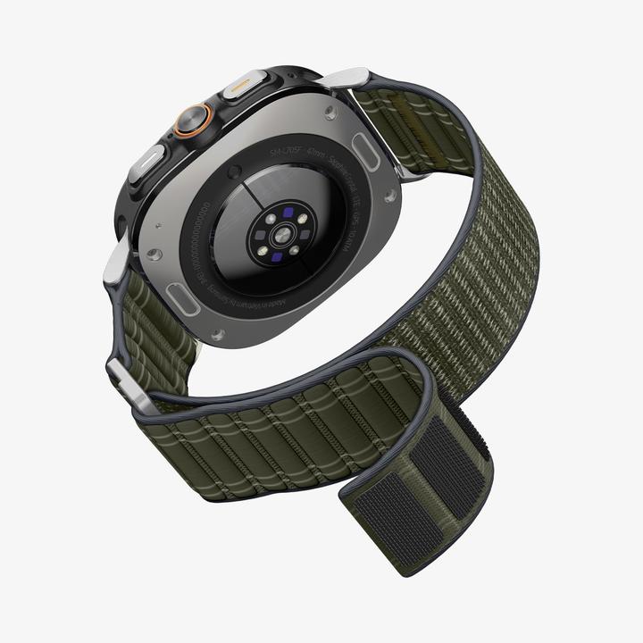 Actual product image Spigen - WBF0 - Samsung Galaxy Watch Ultra 47mm - Green (Fabric, Nylon)