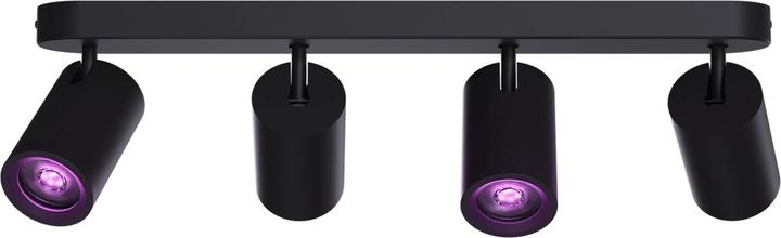 Calex Smart Plafondlamp - 4-Lichts - Slimme Opbouwspot - Ovaal - Zwart (GU10)