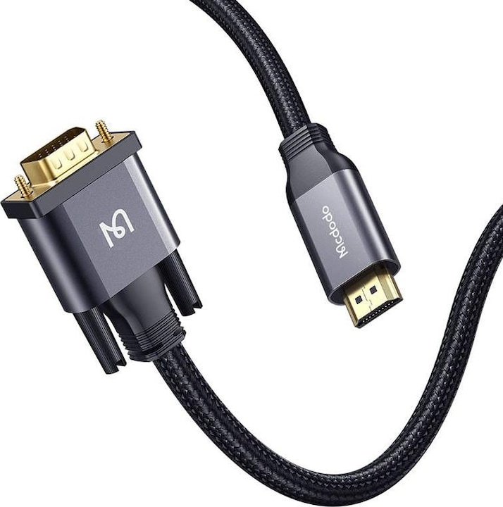 Productafbeelding Mcdodo Kabel HDMI - D-Sub (VGA) 2m szary (79827) (2 m, HDMI)