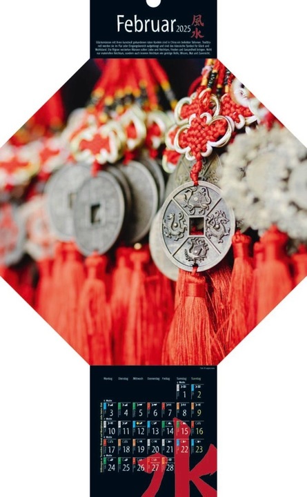 Produktbild Feng-Shui-Kalender 2025 (Harter Einband, Deutsch)